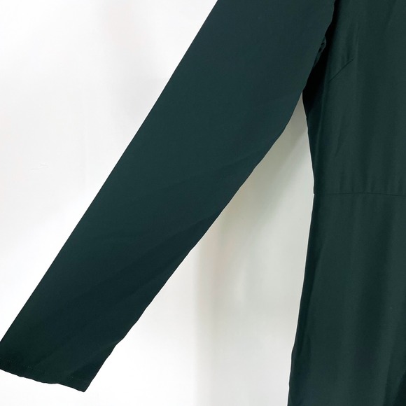 Adam‎ Lippes Green Jumpsuit Long Sleeve Wide Leg Crepe Career Casual Sz 6 - Picture 9 of 16